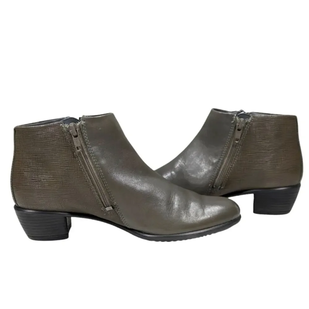 Ecco Touch 36 Ankle Boots EUC $179 Size 36 US 5/5.5  S3203